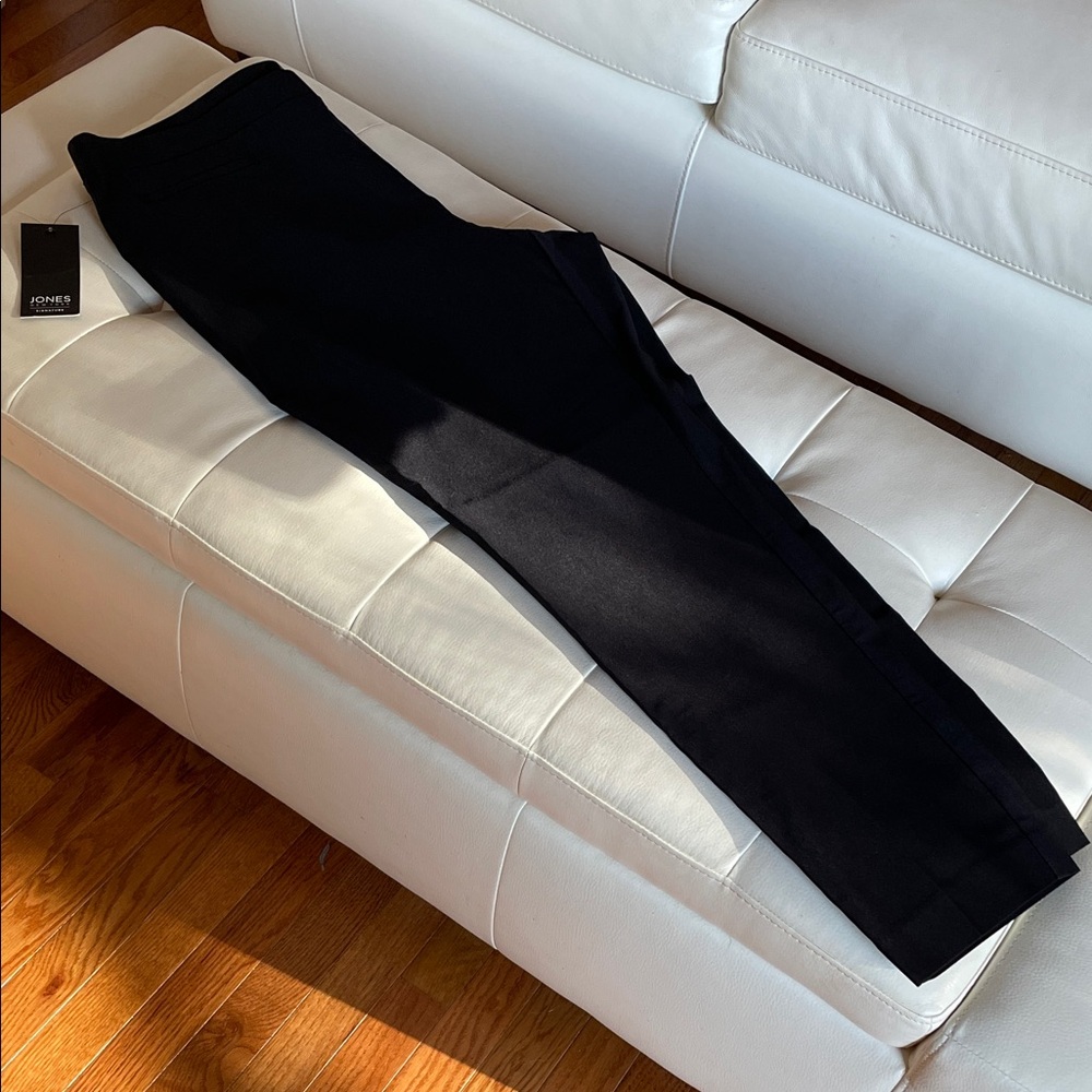 NWT Jones Classic Stretchy Black Pull On Trousers in XL